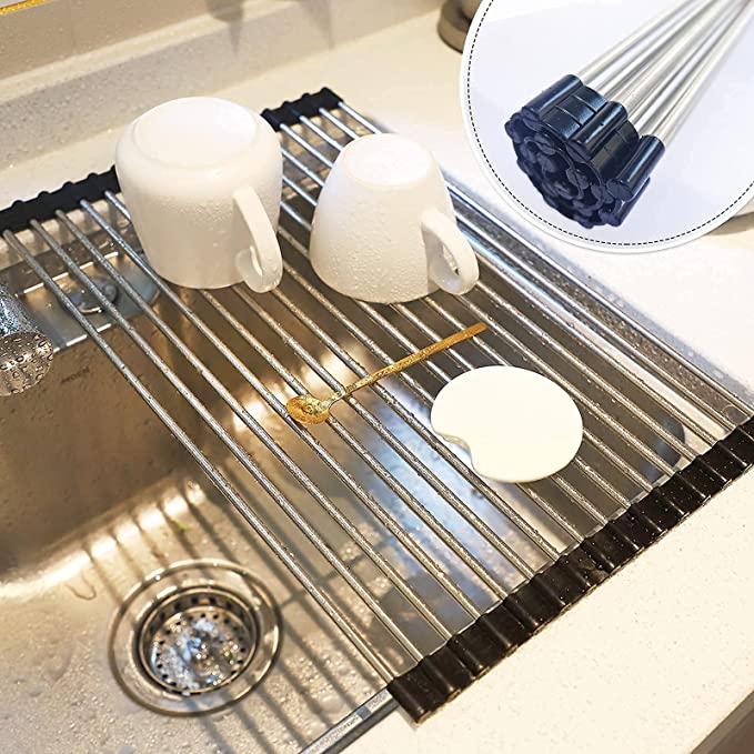 collapsible dish drying rack
